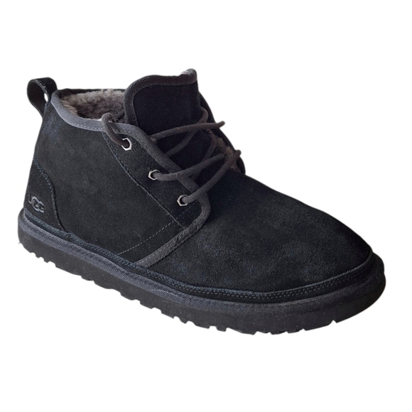 UGG Mens Black Suede Ankle Boots Gorpcore Outdoors Indie - Picture 1 of 10